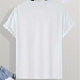 thumbnail image 2 of Men's Casual Cotton T-Shirt with Stylish J-Letter Print - Breathable, Comfort Fit for Spring & Summer Tee For Adult, Men, Women, Teen, Teenager, Adolescent, Youth, 2 of 7
