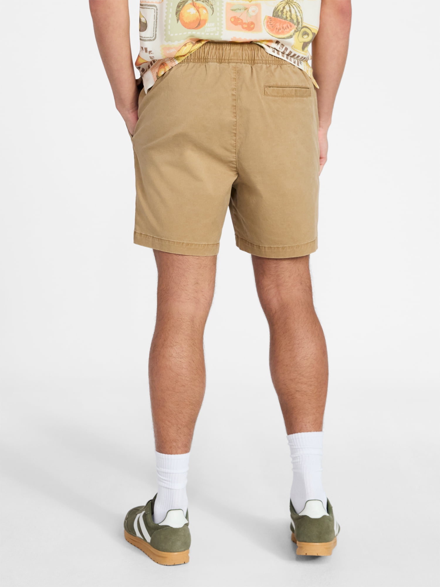 No Boundaries Flat Front Shorts, 6" Inseam, Men's XS-5XL