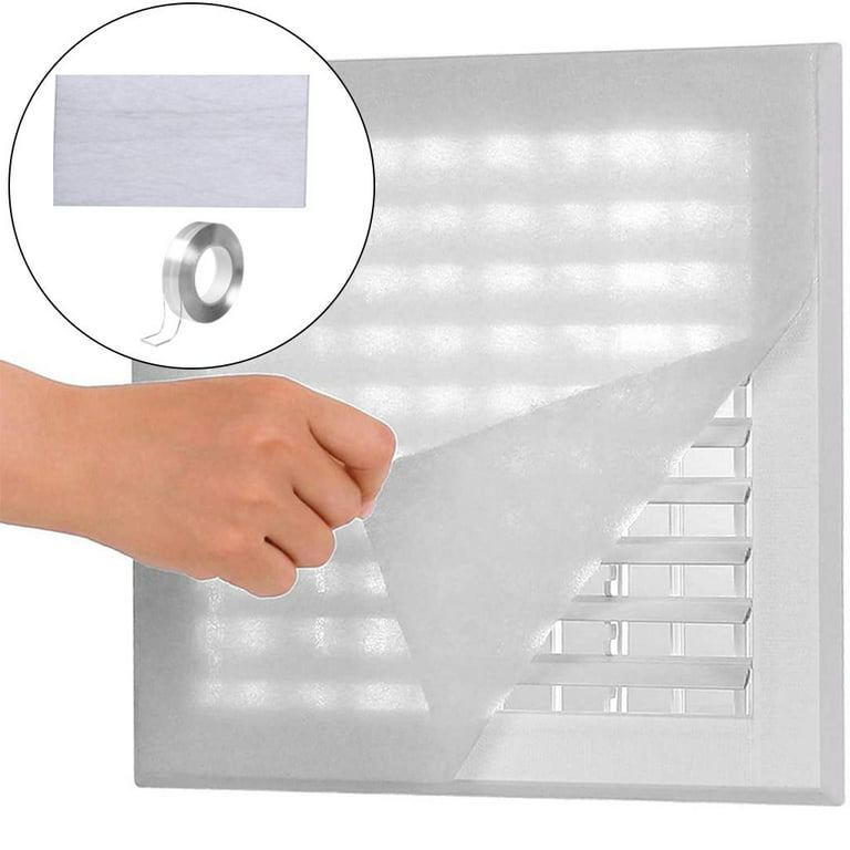 Replacement Air Conditioner Filter Papers Air Filter Material Dander Air Particles, Size: 200x100cm, White
