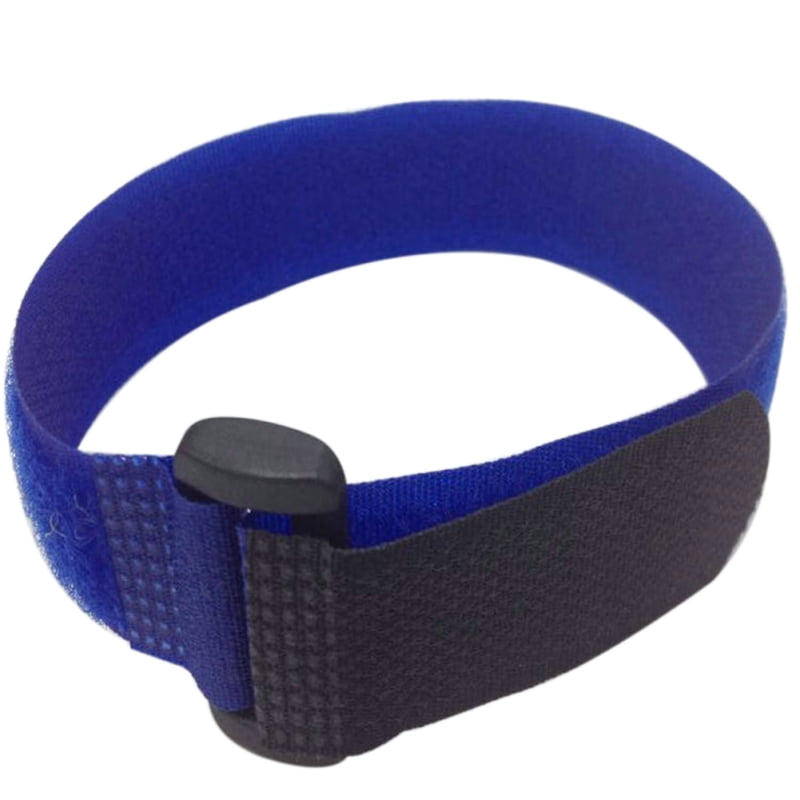 10pcs 20x300mm Self Adhesive Reusable Cable Tie Reverse Buckle Velcro