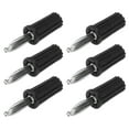 thumbnail image 4 of 100 Uds toma de banana 4mm ABS Material de latón niquelado herramientas de conexiones eléctricas de buen rendimiento negro, 4 of 5