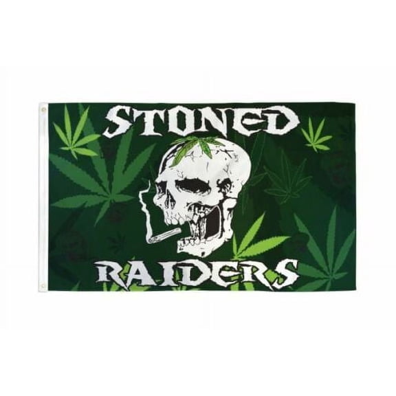 Stoned Raiders Flag 3x5ft Poly