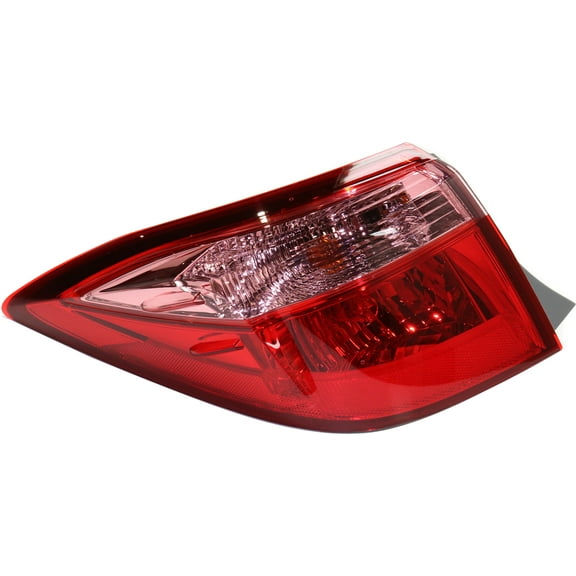Tail Light Compatible With 2017-2019 Toyota Corolla Left Driver Side, Outer With bulb(s)