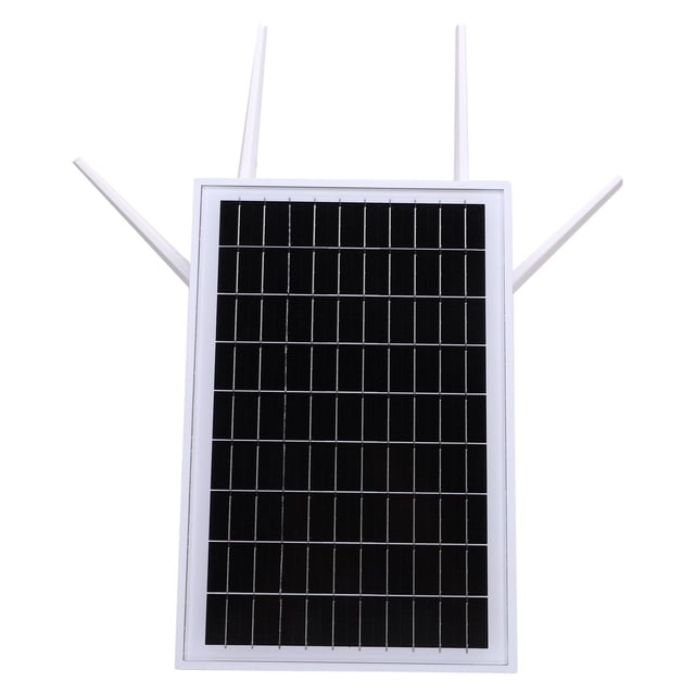 Solar Powered Outdoor 4G LTE Modem Router with SIM Card Slot, Solar WiFi Extender, 15W and 20800mAh Battery