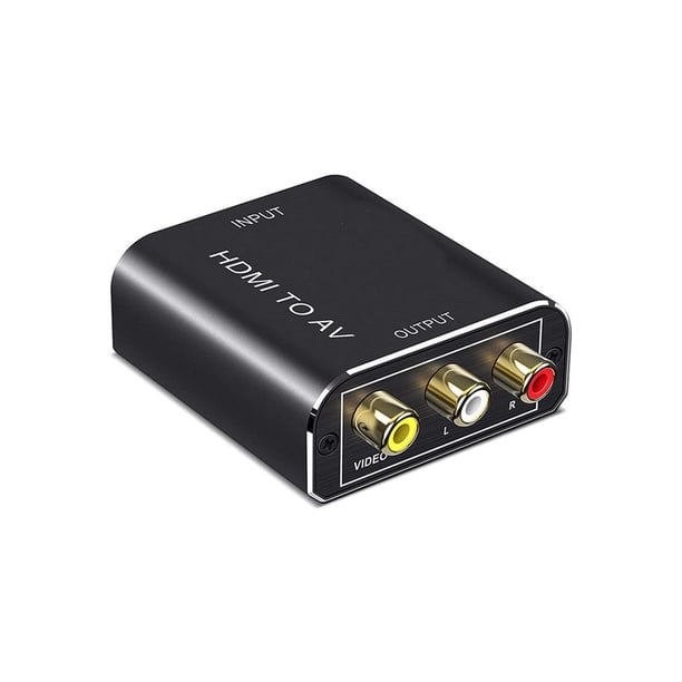 Convertidor Hdmi A Av Convertidor De Audio Hdmi A Av Adaptador De Video Salida De Audio Y Video Simultánea Inevent EL011385-00