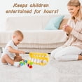 thumbnail image 4 of Juguete de huevo a juego de colores y formas - Juguete de aprendizaje de reconocimiento de colores y clasificación de formas para niños pequeños - Juego preescolar - Educación Montessori - Huevos de P, 4 of 5