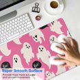 thumbnail image 4 of Long Mouse Pads for Desk,Halloween Ghosts with Boo Desk Mats on Top Of Desks, Desk Mouse Pad Extra Large with 3mm Non-Slip Base and Stitched Edge for Gaming,Office,Work,Home 35.4x15.7in, 4 of 5