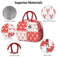 thumbnail image 4 of Lunch Bag Lunch Box for Women Reusable Insulated Lunch Bags,Water-Resistant Lobster and Crab Sketch Cooler Lunch Tote Bag, Large Capacity for Work Travel Picnic, 4 of 6