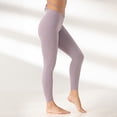 thumbnail image 3 of Sngxgn Womens High Waisted Stretch Pants Legging(Purple,S), 3 of 8