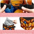 thumbnail image 4 of Basketball Foldable Car Trash Can with Lid, Leak-proof, Hanging Storage Bag - Car Trash Bin, Trash Can for Car, Car Garbage Can, 4 of 6