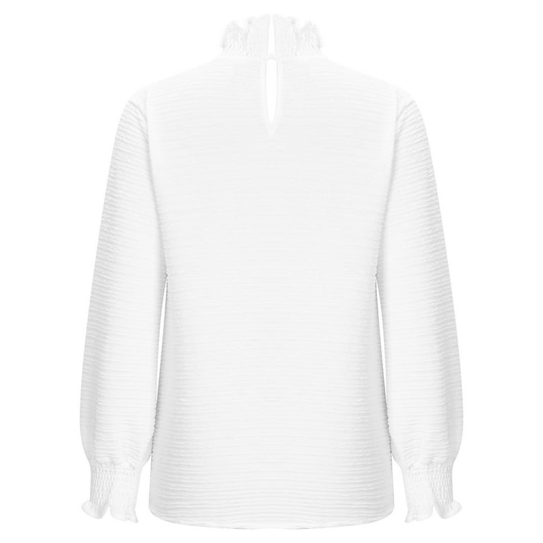Zodggu Long Sleeve Solid T Shirt for Women Tops Women Autumn