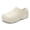 White, variant on House Slippers for Men Arch Support Pull On Fleece Lined House Shoes Wide Width Non Slip Comfortable Casual Indoor Outdoor Men Slippers Size 39