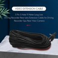 thumbnail image 2 of 5 Pin 5 Hole 9 Meter Long Line Driving Recorder Rear Lens Extension Cable for Driving Recorder GPS Rear View Camera, 2 of 5