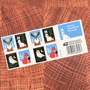 Winter Woodland Animals (Booklet of 20) Forever Postage Stamps (a Deer, Fox, Rabbit, and Owl) 2023 Scott #5822-5825