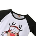 thumbnail image 5 of Lovebay Newborn Baby Boys Long Sleeve Romper Plaid Pants Hat Christmas 3PCS Outfits, 5 of 7