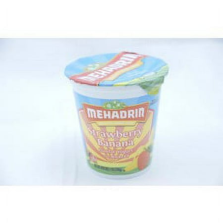 Mehadrin Strawberry Banana Yogurt, 7 Oz.