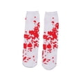 thumbnail image 5 of Bloody Knee Highs Socks Thigh High Socks Over the Knees Sock Long Tube Sock Halloween Cosplay Costume for Kids Hosiery, 5 of 9