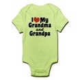thumbnail image 1 of CafePress - I Love My Grandma And Grandpa Infant Bodysuit - Baby Light Bodysuit, 1 of 1