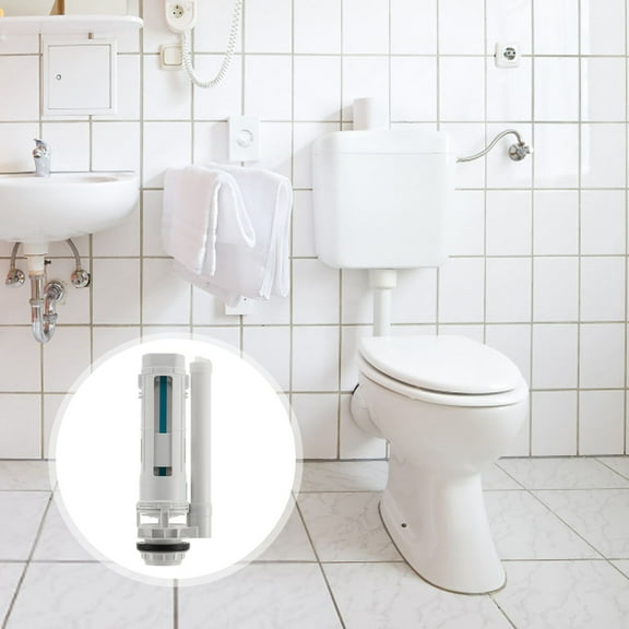 ifundom 1-Pack Toilet Flusher Replacement Kit Plastic Bathroom Repair Parts for Toilet Renovation and Maintenance