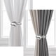 thumbnail image 5 of Cortina de hojas de aleación ajustable - Sujetadores de correa metálica elástica de 16,5" para cortinas finas o gruesas, gancho moderno para drapeados, 1 PC, 5 of 6