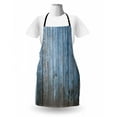 thumbnail image 3 of Fence Apron, Old Painted Rustic Wooden Planks Vintage Naturally Weathered Destruction, Unisex Kitchen Bib with Adjustable Neck for Cooking Gardening, Adult Size, Pale Azure Blue Dust, by Ambesonne, 3 of 4