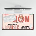 thumbnail image 4 of I'm a Manx Mom and a Registered Nurse Nothing Scares Me Desk Mat Full Keyboard Mouse Pad Cat Lover Kitten Owner Gifts Large Mousepad - 00002, 4 of 5