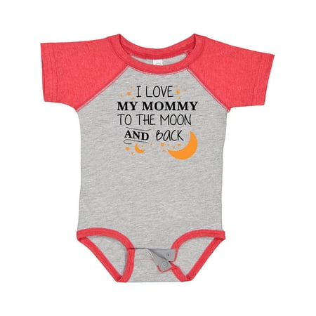 

Inktastic I Love My Mommy to the Moon and Back Gift Baby Boy or Baby Girl Bodysuit