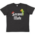 thumbnail image 3 of Inktastic Second Mate Pirate with Parrot and Bandanna Youth T-Shirt, 3 of 5