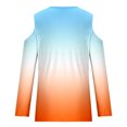 thumbnail image 4 of Ruimatai Women's Off Shoulder Long Sleeve Top Casual Solid Color Blouse Comfortable Stretchy Fashion Tunic Shirt for Daily Wear, 4 of 5