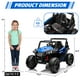 thumbnail image 3 of Yeshouse 12V niños montar en camión con Control remoto de los padres, coche eléctrico con suspensión de resor, luces Led, conexión inalámbrica, reproductor de música, 3 of 7