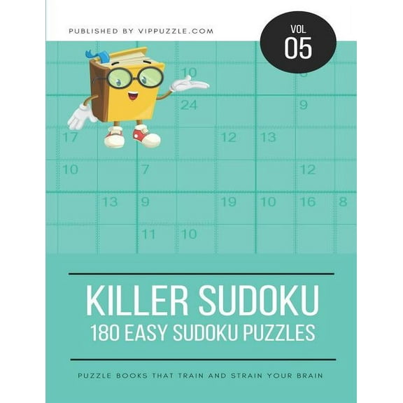 Volume: Killer Sudoku - 180 Easy Sudoku Puzzles (Paperback)