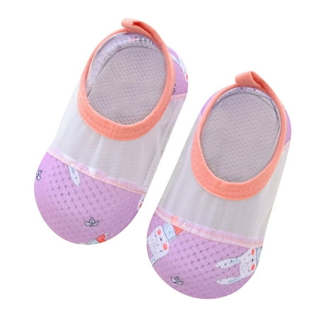 

Tosmy Boys Girls Socks Toddler Breathable Cartoon Mesh The Floor Socks Barefoot Socks Non Slip Shoes For Toddler