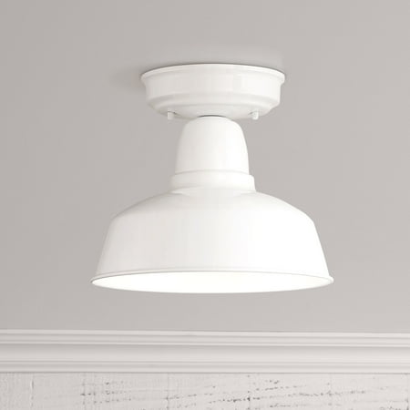 John Timberland Farmhouse Outdoor Ceiling Light Fixture Urban Barn John Timberland Farmhouse Outdoor Ceiling Light Fixture Urban Barn White Metal 10 1 4 For Exterior House Porch Patio Com