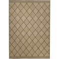 thumbnail image 4 of FH Home Flat Woven Outdoor Rug - Waterproof, Easy to Clean, Stain resistant - Premium Polypropylene Yarn - Moroccan Geometric Lattice -Porch, Deck,Balcony,Laundry - Tunis - Sand - 2ft 8in x 4 ft 11in, 4 of 5
