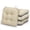 Beige, variant on Shinnwa Chair Cushions for Kitchen Chairs Memory Foam Tufted Dining Chair Pads with Ties Non Slip Seat Cushions, Set of 4, Blue