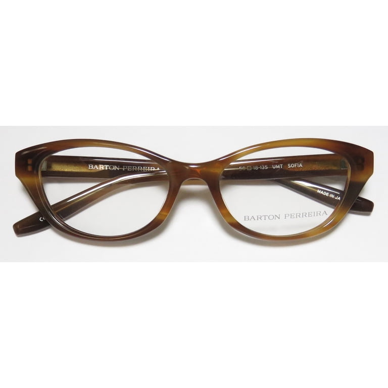 Barton Perreira Women Eyeglasses Frame Brown Tortoise JAMES Glasses Made Japan Rare Authentic Barton Perreira James MTR Matte Tortuga 49mm  main image 4