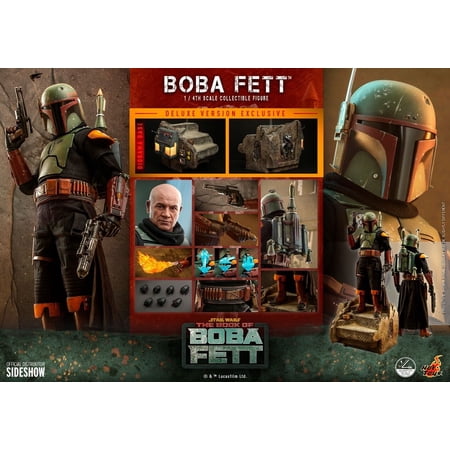 Boba Fett Deluxe Version Hot Toys Quarter Scale 1/4 Figure Star Wars IN STOCK Boba Fett Deluxe Version Hot Toys Quarter Scale 1/4 Figure Star Wars IN STOCK
