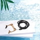 thumbnail image 3 of 2x Pinza de natación para la antideslizante con cuerda antipérdida para equipos deportivos niños adultos Snorkeling entrenamiento de Sharpla Clip de nariz de buceo, 3 of 8