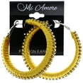 thumbnail image 2 of Mi Amore Hoop-Earrings Yellow/Silver-Tone, 2 of 2