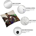 thumbnail image 6 of Cow Ride China Minority Dressing Totem Throw Pillow Sleeping Sofa Cushion Cover, 6 of 7