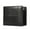 black, variant on TAZAG Men's Genuine Leather Simple Bi-fold Wallet Anti-theft RFID Card Holder
