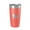 Coral, variant on Dewart Lake Map Tumbler Travel Mug Insulated Laser Engraved Coffee Cup Indiana 20 oz Navy Blue