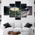 thumbnail image 2 of TISHIRON 5PCS Framed Music Theme Canvas Wall Art Set,50"x24" Contemporary Vinyl Record Wall Canvas Art Decor, 2 of 7