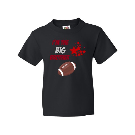 Inktastic I'm the Big Brother Football Youth T-Shirt