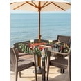 thumbnail image 3 of Outdoor Tablecloths with Umbrella Hole & Zipper, Spring Mushrooms 60x60 Inch Square Tablecloths, Farmhouse Pastoral Botanical Brown Wood Waterproof Table Cloth, Patio/Pool/Picnic Table Covers, 3 of 8