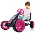thumbnail image 6 of Open Box hauck Racing Clutch Free Go Kart w/Low Profile Rubber Tires, Pink, 6 of 7