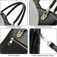 thumbnail image 2 of Tote Bag for Womens Soft Faux Leather Casual Lattice Shoulder Bags Ladies Big Capacity Handbag, 2 of 7