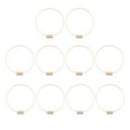 thumbnail image 2 of 10 Pieces Metal Floral Hoop Centerpiece Craft Hoop Rings for Banquet Wedding 30cm, 2 of 8