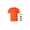 Orange, variant on 1 Pack of Gildan Ultra 100% Cotton T-Shirt - 2000 Orange Color | 6 Oz, Size - S