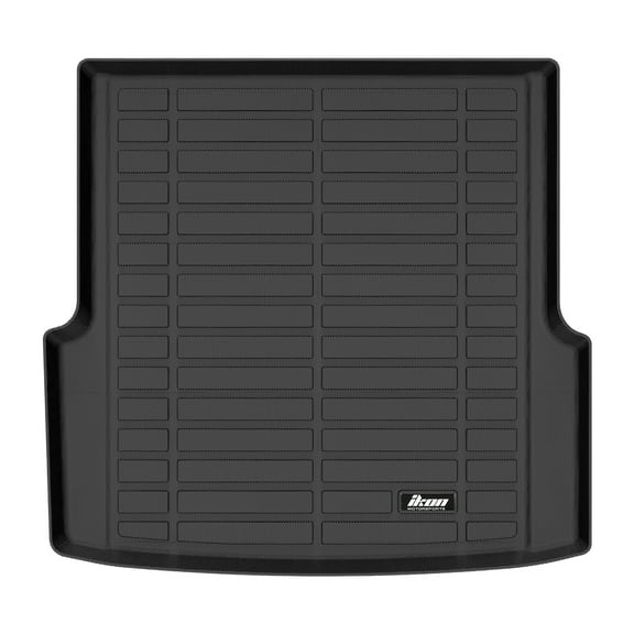 Ikon Motorsports TPE Thermo Plastic Elastomer All Weather Heavy Duty Waterproof Rear Trunk Tray Cargo Liner Mats For 2022-2025 BMW G26 i4